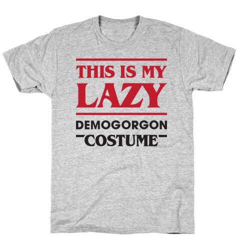 This Is My Lazy Demogorgon Costume T-Shirt