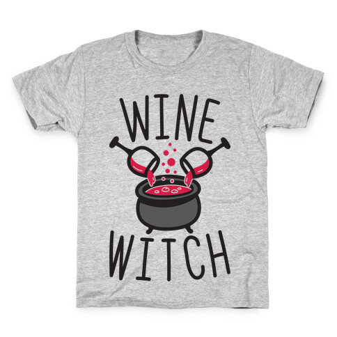 Wine Witch Kids T-Shirt