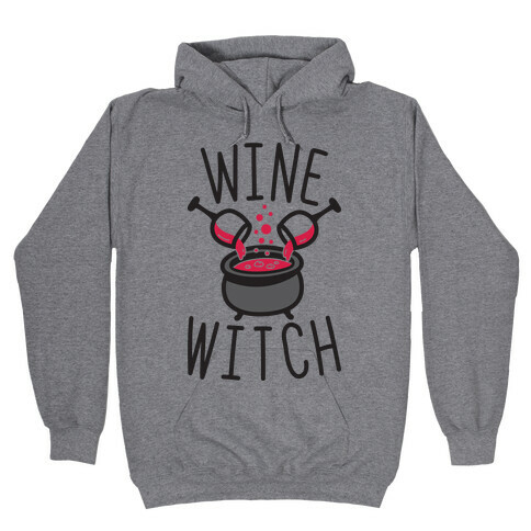 Wine Witch Hooded Sweatshirt
