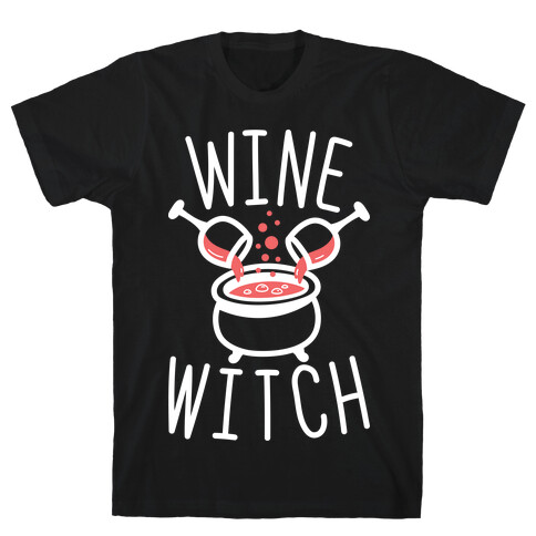 Wine Witch (White) T-Shirt