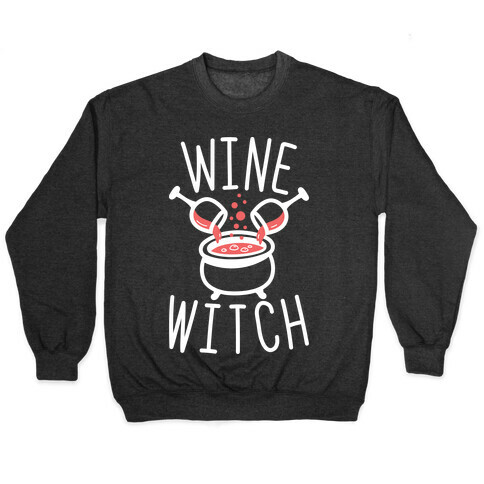 Wine Witch (White) Pullover