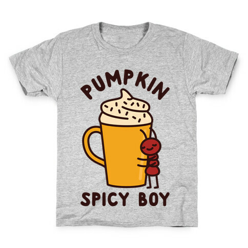 Pumpkin Spicy Boy Kids T-Shirt