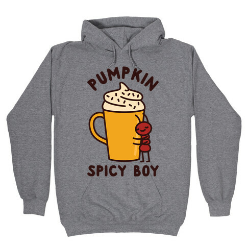 Pumpkin Spicy Boy Hooded Sweatshirt