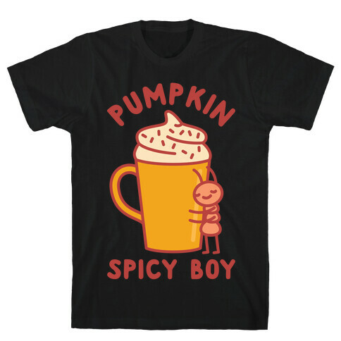 Pumpkin Spicy Boy wht T-Shirt