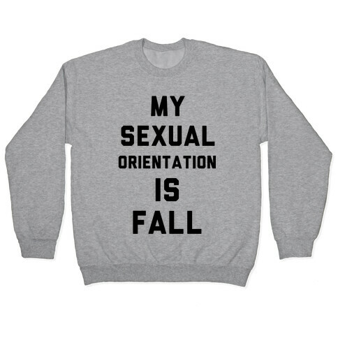 My Sexual Orientation is Fall Pullover