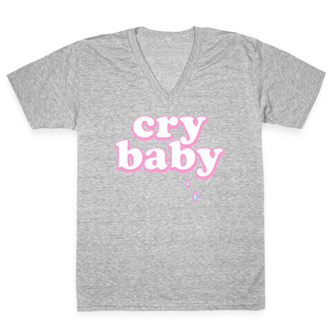 Cry Baby V-Neck Tee Shirt