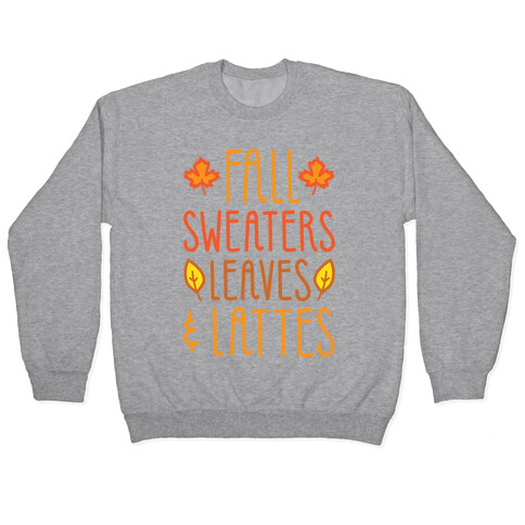Fall Sweaters Leaves & Lattes Pullover