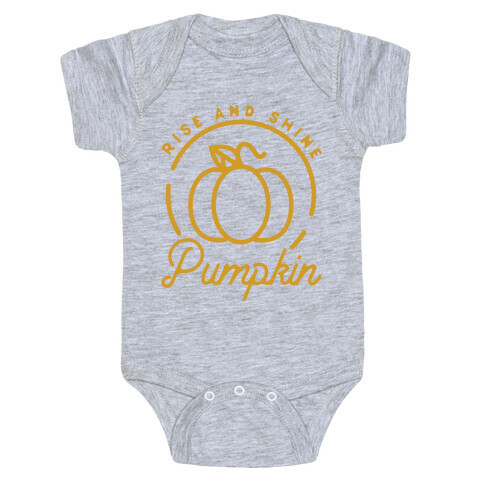 Rise and Shine Pumpkin Baby One-Piece