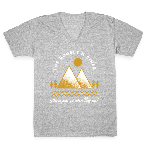 The Double R Diner Gold V-Neck Tee Shirt