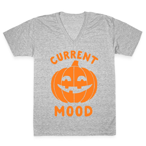 Current Mood: Halloween V-Neck Tee Shirt