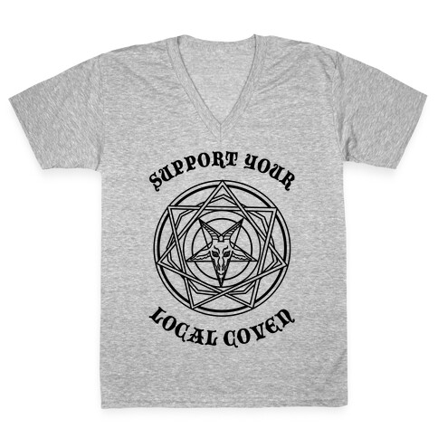 Support Your Local Coven V-Neck Tee Shirt