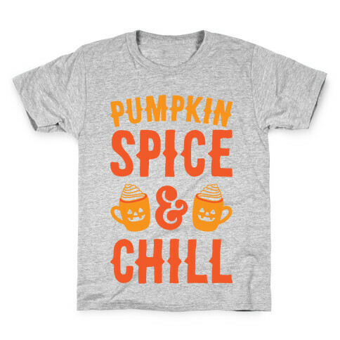 Pumpkin Spice & Chill Kids T-Shirt