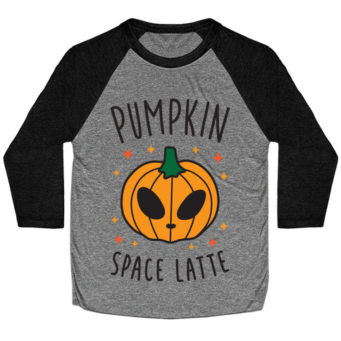 Pumpkin Space Latte Baseball Tee