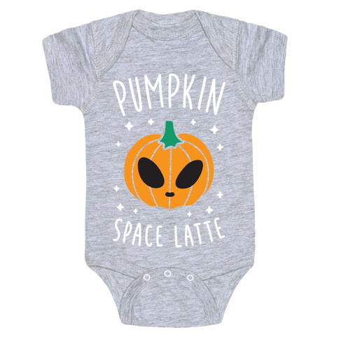 Pumpkin Space Latte (White) Baby One-Piece