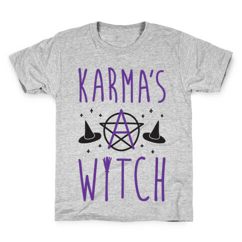 Karma's A Witch Kids T-Shirt