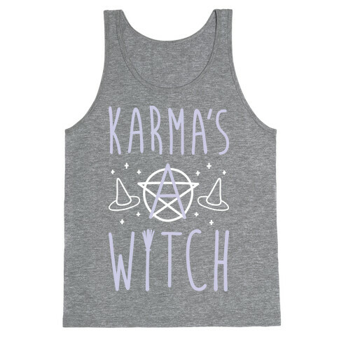 Karma's A Witch (White) Tank Top