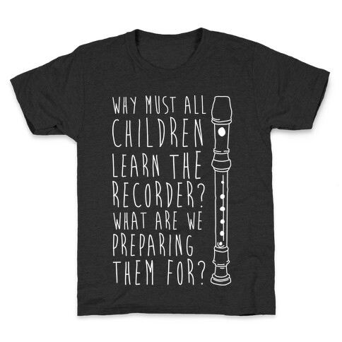 Learn The Recorder Kids T-Shirt