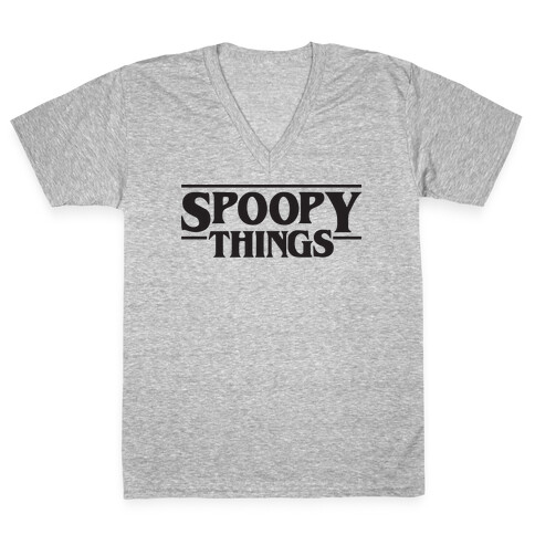 Spoopy Things V-Neck Tee Shirt