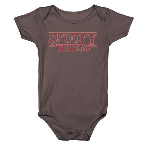 Spoopy Things (Red) Baby One-Piece