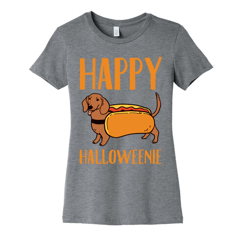 Happy Halloweenie Womens T-Shirt