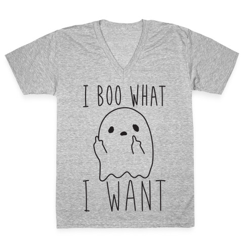 I Boo What I Want V-Neck Tee Shirt