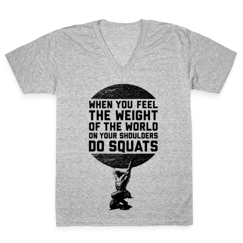 Do Squats V-Neck Tee Shirt
