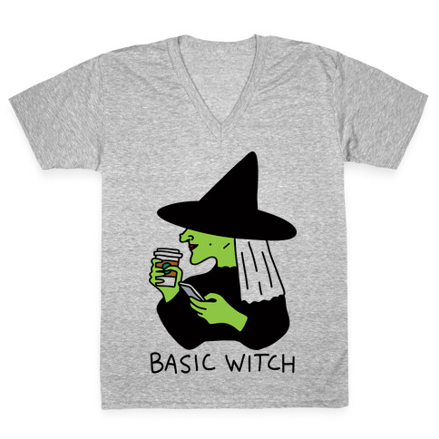 Basic Witch V-Neck Tee Shirt