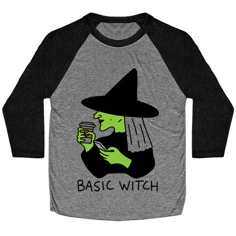 Basic Witch Baseball Tee