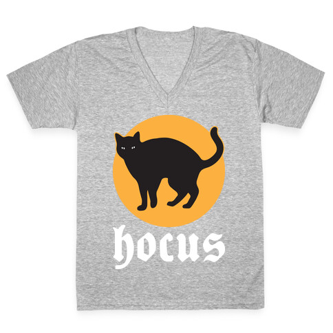 Hocus (Hocus Pocus Pair) - White V-Neck Tee Shirt