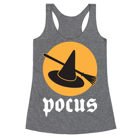 Pocus (Hocus Pocus Pair) - White Racerback Tank Top