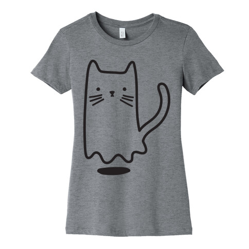 Ghost Cat Womens T-Shirt