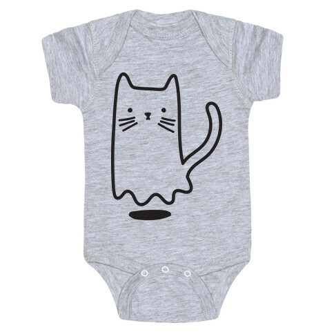 Ghost Cat Baby One-Piece