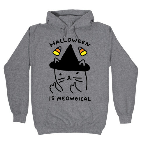 Halloween Is Meowgical Hooded Sweatshirt