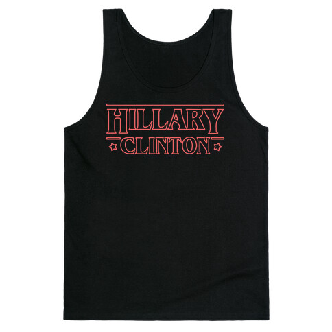 Hillary Clinton Things Parody (Red) Tank Top