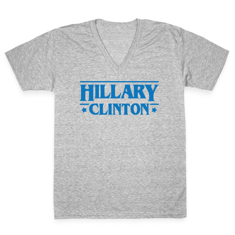 Hillary Clinton Things Parody V-Neck Tee Shirt