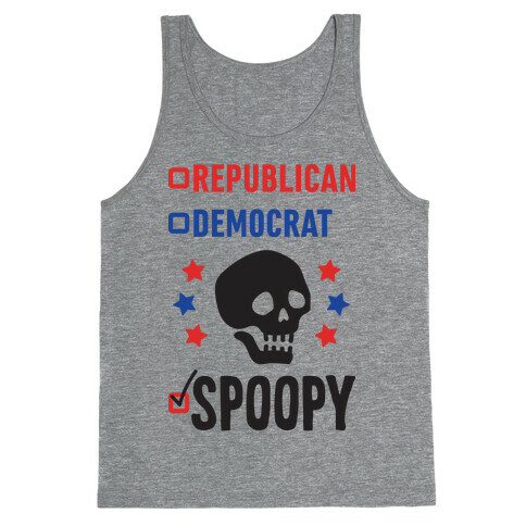 Republican Democrat SPOOPY Tank Top