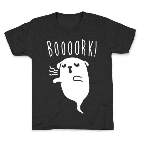 Dog Ghost White Print Kids T-Shirt