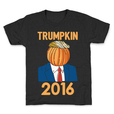 Trumpkin 2016 White Print Kids T-Shirt