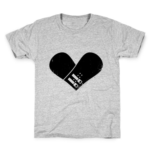 Snowboard Heart Kids T-Shirt