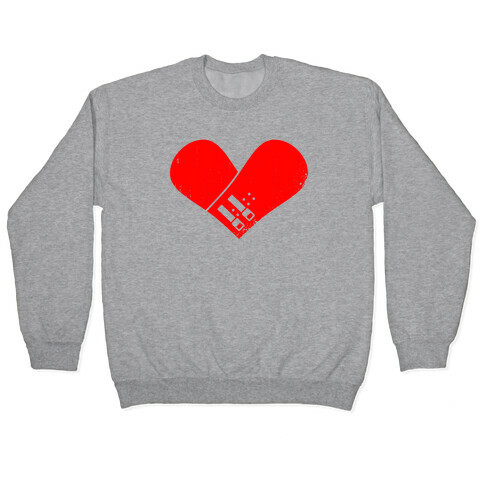 Snowboard Heart (Red) Pullover