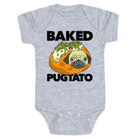 Baked Pugtato Baby One-Piece