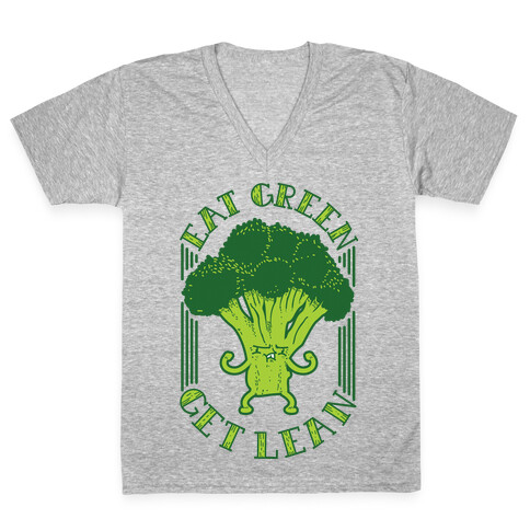 Eat Green Get Lean V-Neck Tee Shirt