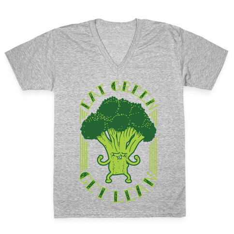 Eat Green Get Lean V-Neck Tee Shirt