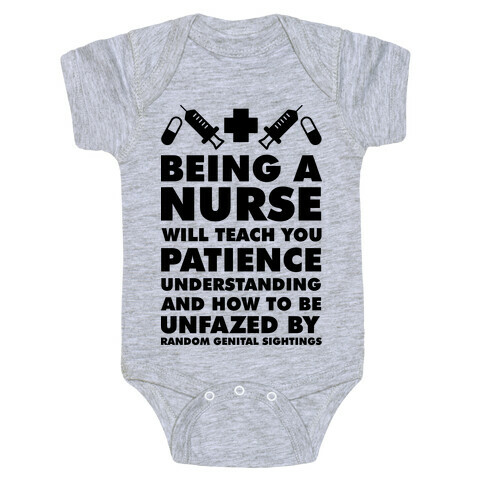 Being a Nurse Baby One-Piece