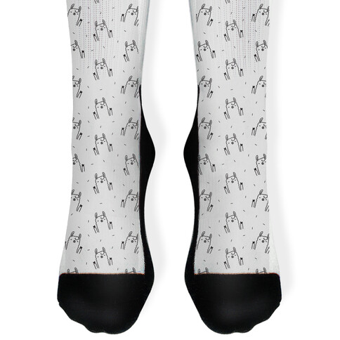 Sassy Llama Pattern Socks | LookHUMAN