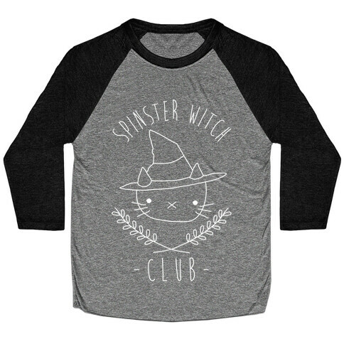 Spinster Witch Club Baseball Tee