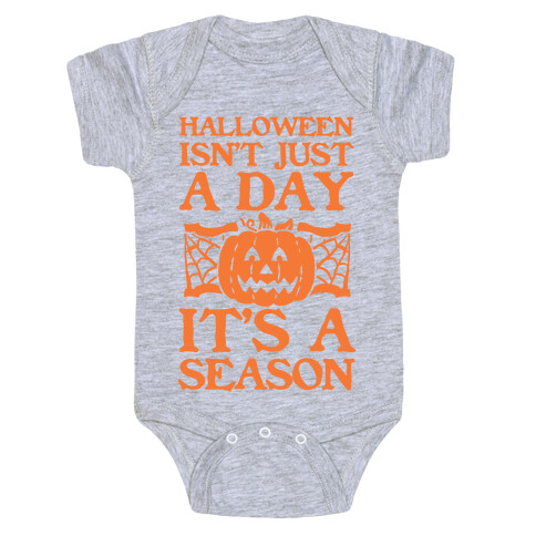 Halloween is a Season Baby One-Piece