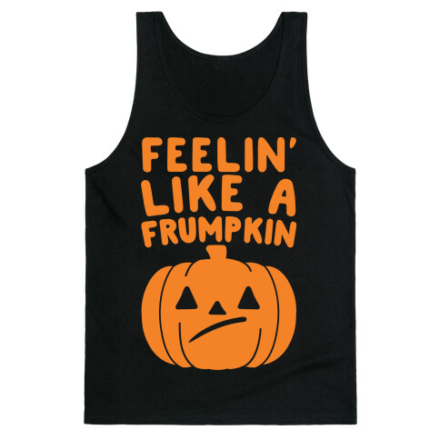 Feelin' Like A Frumpkin White Print Tank Top