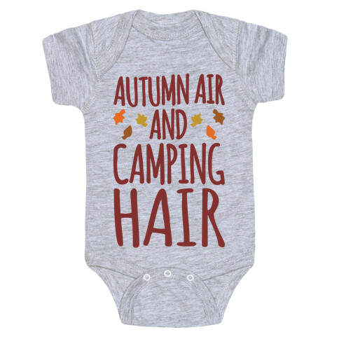 Autumn Air And Camping Hair Baby One-Piece