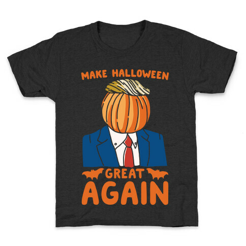 Make Halloween Great Again Parody White Print Kids T-Shirt